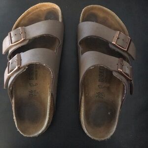 Brown Birkenstocks